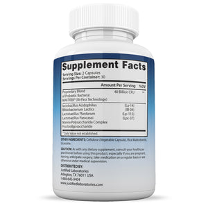 Supplement Facts of3 X Stronger Fungus Defend Max 40 Billion CFU