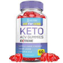 Load image into Gallery viewer, 1 bottle of 2 x Stronger Fit For Less Keto ACV Gummies Extreme 2000mg