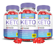 Load image into Gallery viewer, 3 bottles of 2 x Stronger Fit For Less Keto ACV Gummies Extreme 2000mg