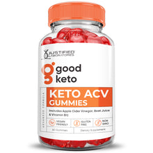 Cargar imagen en el visor de la Galería, Front facing image of Good Keto ACV Gummies 1000MG
