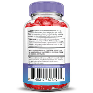 Suggested Use and warnings of Fit For Less Keto ACV Gummies Pill Bundle