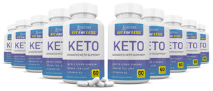 10 bottles of Fit For Less Keto ACV Pills 1275MG