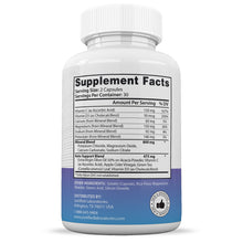 Cargar imagen en el visor de la Galería, Supplement Facts of Fit For Less Keto ACV Pills 1275MG