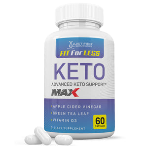 1 bottle of Fit For Less Keto ACV Max Pills 1675MG