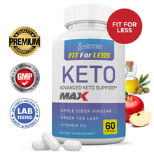 Load image into Gallery viewer, Fit For Less Keto ACV Max Pills 1675MG
