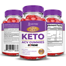 Load image into Gallery viewer, 2 x Stronger Fit Flex Keto ACV Gummies Extreme 2000mg