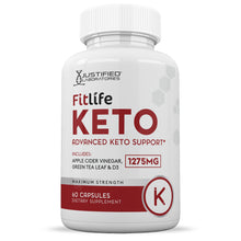 Cargar imagen en el visor de la Galería, Front facing image of Fitlife Keto ACV Gummies Pill Bundle
