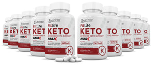 10 bottles of Fitlife Keto ACV Max Pills 1675MG