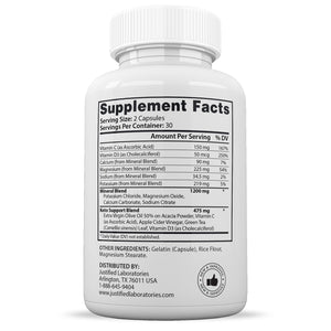 Supplement Facts of Fitlife Keto ACV Max Pills 1675MG