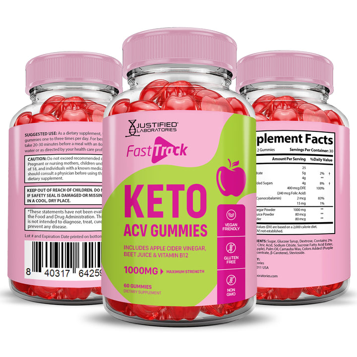 Fast Track Keto ACV Gummies 1000MG