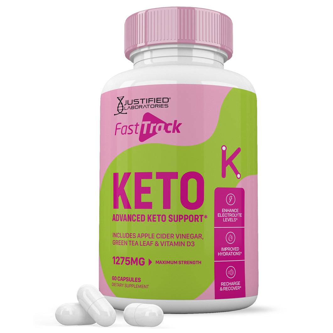 1 Bottle Fast Track Keto ACV Pills 1275MG