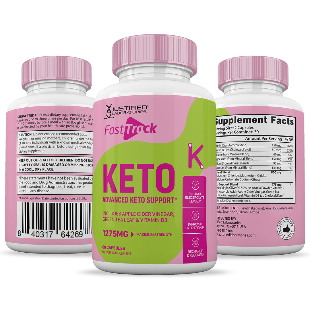 Fast Track Keto ACV Pills 1275MG