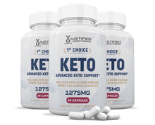 Load image into Gallery viewer, 3 bottles of 1st Choice Keto ACV Pills 1275MG
