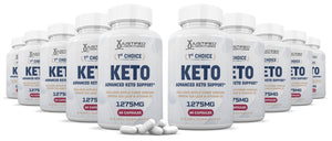 10 bottles of 1st Choice Keto ACV Pills 1275MG