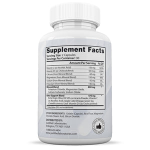 Supplement Facts of 1st Choice Keto ACV Pills 1275MG
