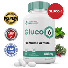 Afbeelding in Gallery-weergave laden, Gluco 6 Premium Formula 688 MG