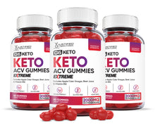 Carica l&#39;immagine nel visualizzatore di Gallery, 3 bottles of 2 x Stronger G6 Keto ACV Gummies Extreme 2000mg