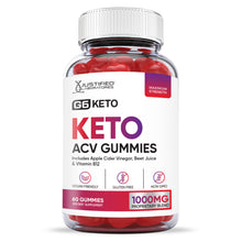 Load image into Gallery viewer, Front facing of G6 Keto ACV Gummies 1000MG