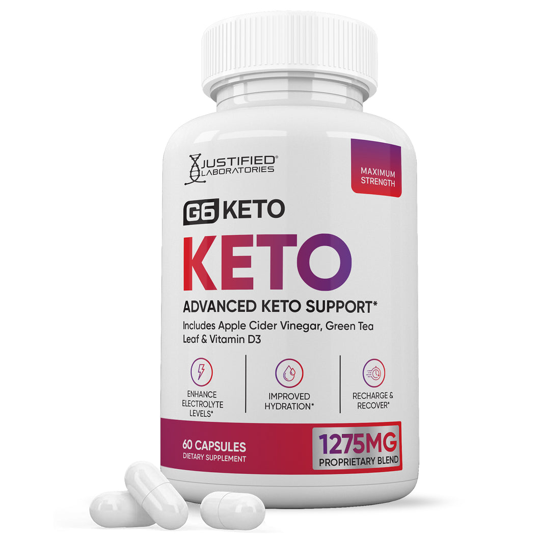 1 bottle of G6 Keto ACV Pills 1275MG