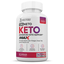 Cargar imagen en el visor de la Galería, Front facing image of G6 Keto ACV Max Pills 1675MG