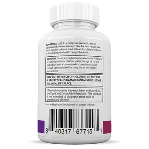 Suggested use and warnings of G6 Keto ACV Max Pills 1675MG
