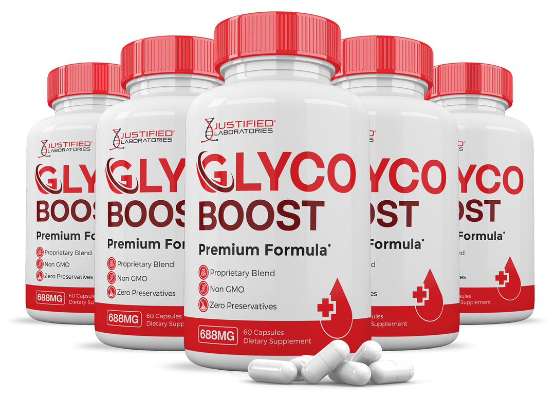 5 Bottles Glyco Boost Premium Formula 688 MG