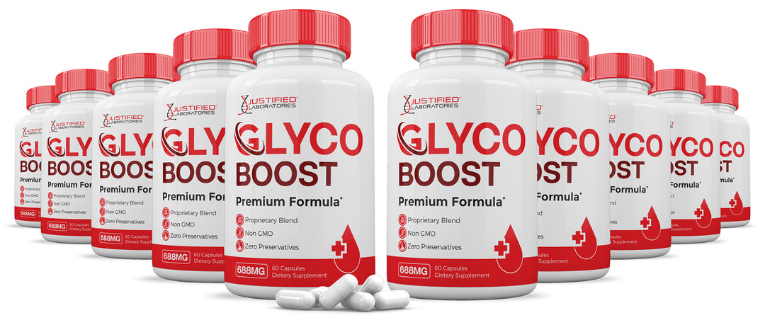 10 Bottles Glyco Boost Premium Formula 688 MG