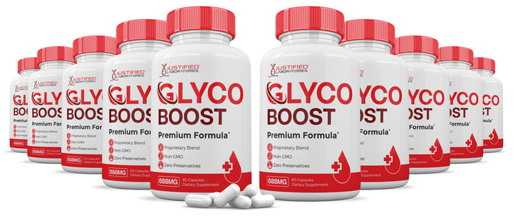 10 Bottles Glyco Boost Premium Formula 688 MG