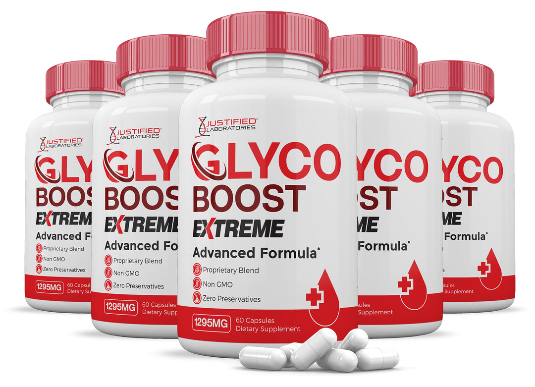 5 Bottles Glyco Boost Extreme Formula 1295MG