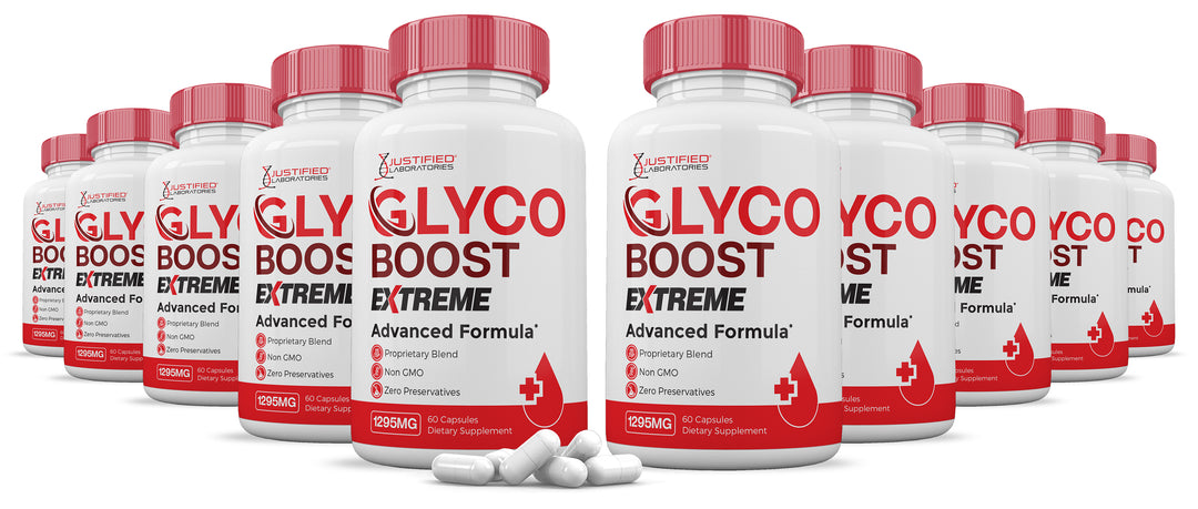 10 Bottles Glyco Boost Extreme Formula 1295MG