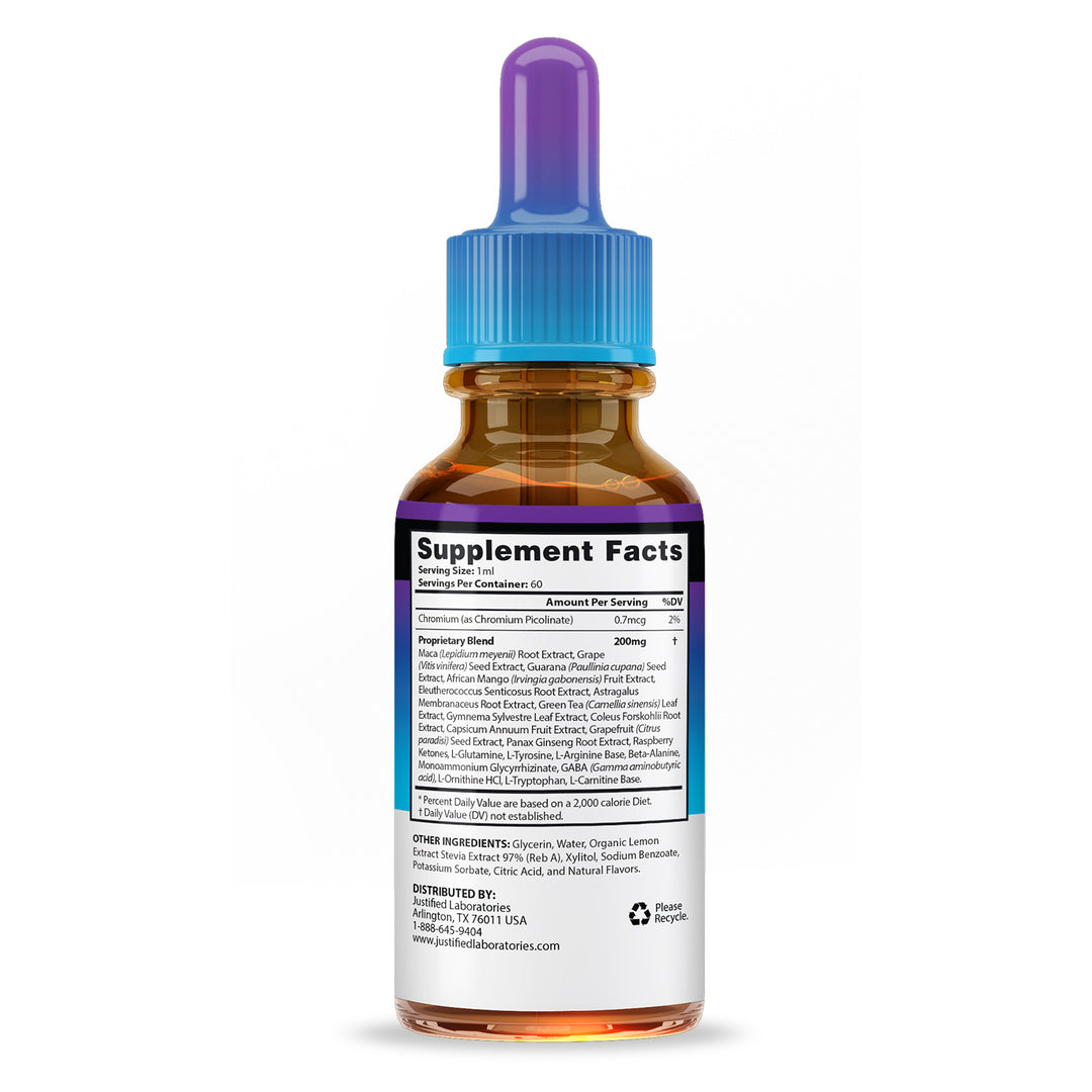 Supplement Facts Gut Drops Extreme