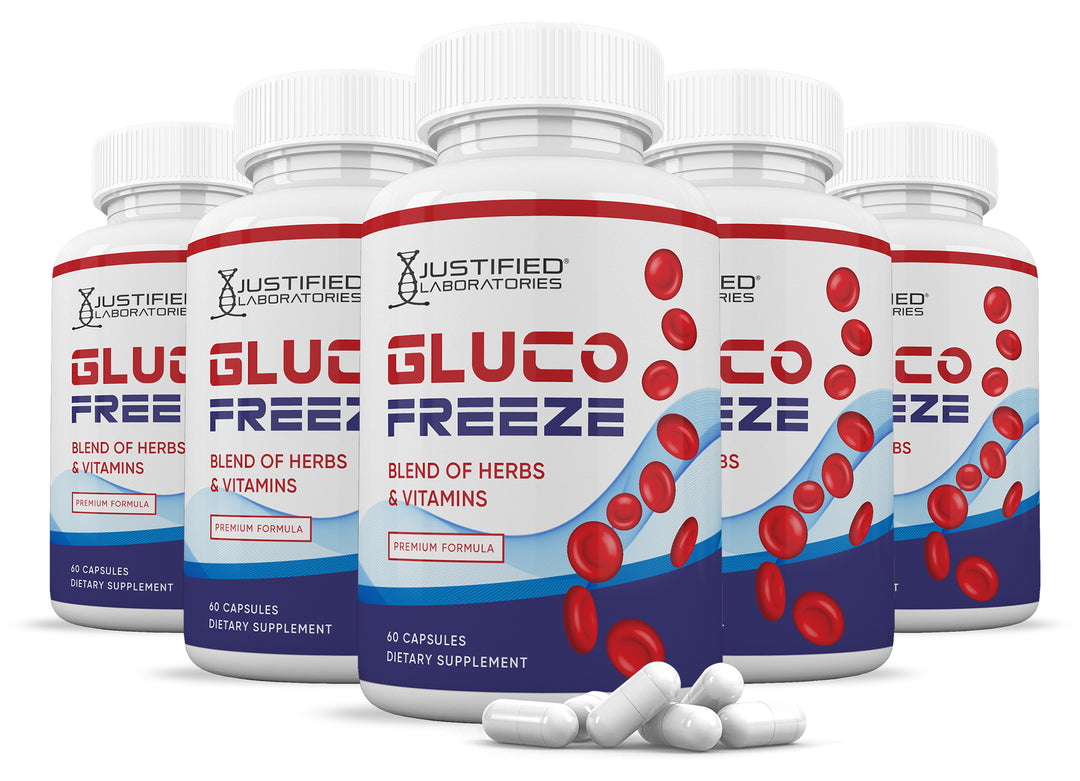 5 bottles of Glucofreeze Premium Formula 688MG