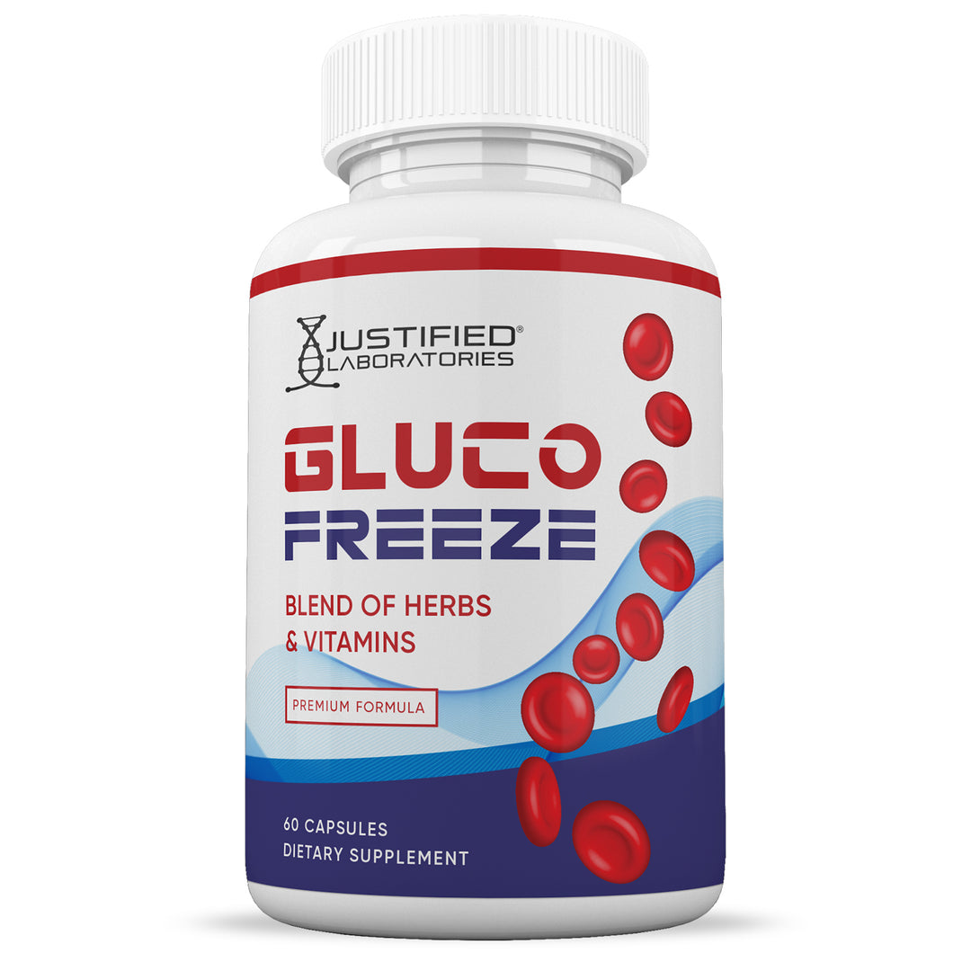 Front facing image of Glucofreeze Premium Formula 688MG