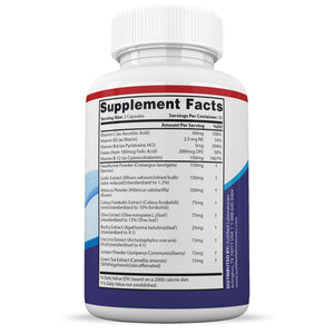 Supplement Facts of Glucofreeze Premium Formula 688MG