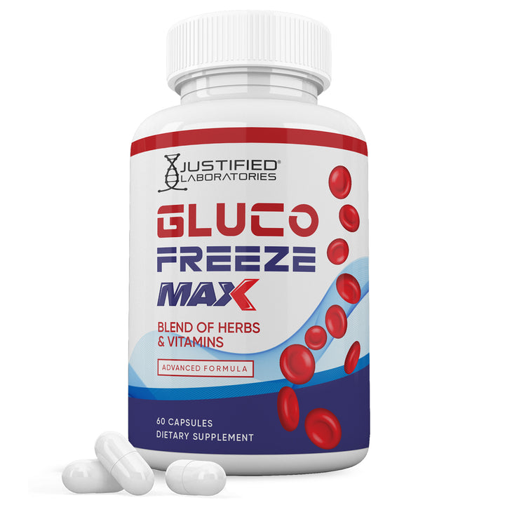1 bottle of Glucofreeze Max Advanced Formula 1295MG