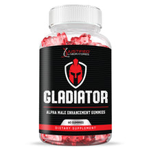 Cargar imagen en el visor de la Galería, Front Facing of Gladiator Alpha Men&#39;s Health Gummies 310MG