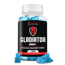 Cargar imagen en el visor de la Galería, 1 Bottle of Gladiator Alpha Men&#39;s Health Max Gummies 1393MG