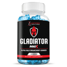 Cargar imagen en el visor de la Galería, Front Facing of Gladiator Alpha Men&#39;s Health Max Gummies 1393MG