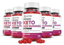 Load image into Gallery viewer, 5 bottles of 2 x Stronger Genesis Keto ACV Gummies Extreme 2000mg