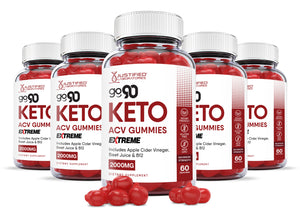 5 bottles of Go 90 Extreme Keto ACV Gummies