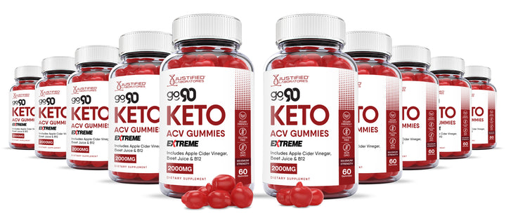 10 bottles of Go 90 Extreme Keto ACV Gummies