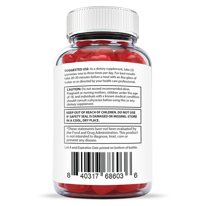 Suggested use and warnings of Go 90 Extreme Keto ACV Gummies