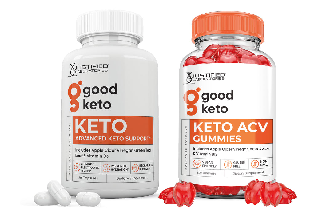 1 bottle of Good Keto ACV Gummies + Pills Bundle