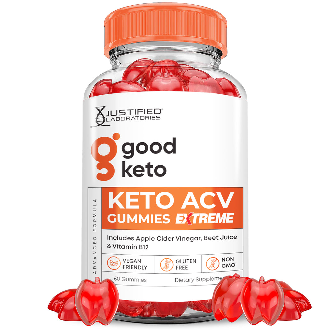 1 bottle of 2 x Stronger Good Keto ACV Gummies Extreme 2000mg
