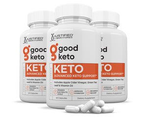 3 bottles of Good Keto ACV Pills 1275MG