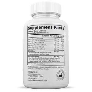Supplement Facts of Good Keto ACV Pills 1275MG