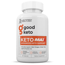 Load image into Gallery viewer, Front facing image of Good Keto ACV Max Pills 1675MG