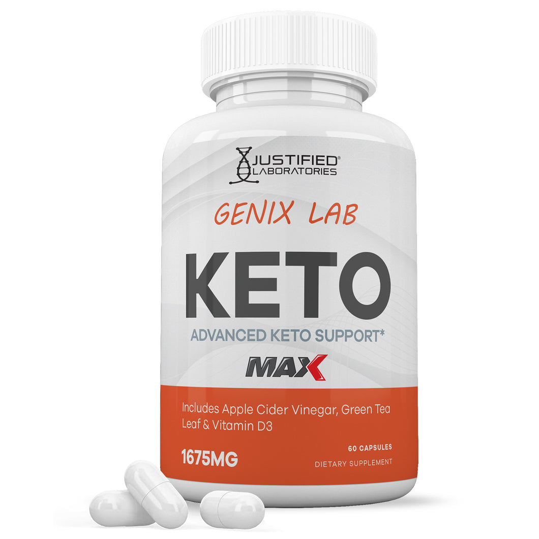 Genix Lab Keto ACV Max Pills 1675MG