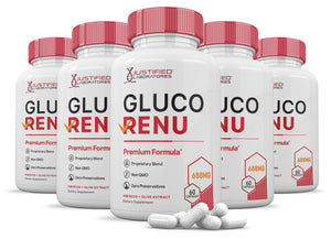 5 bottles Glucorenu Premium Formula 688 MG