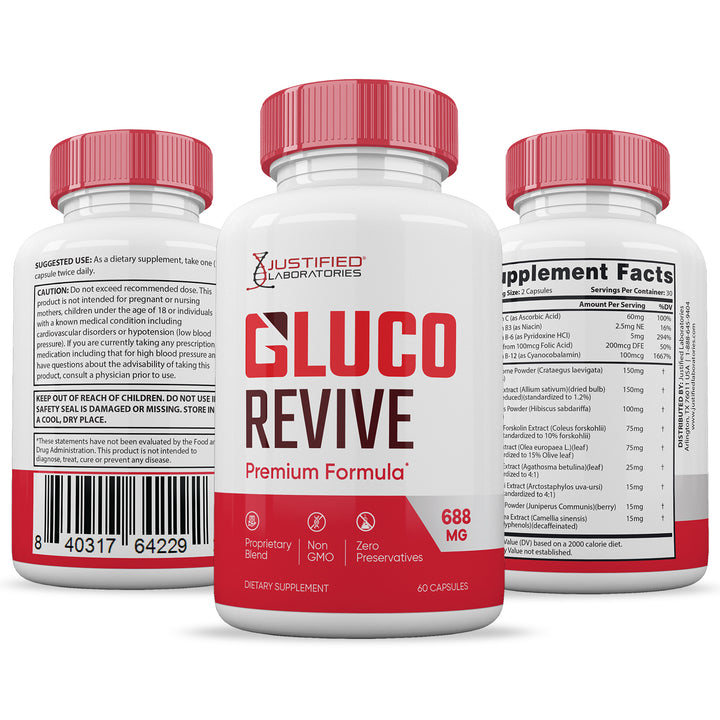 Gluco Revive Premium Formula 688 MG